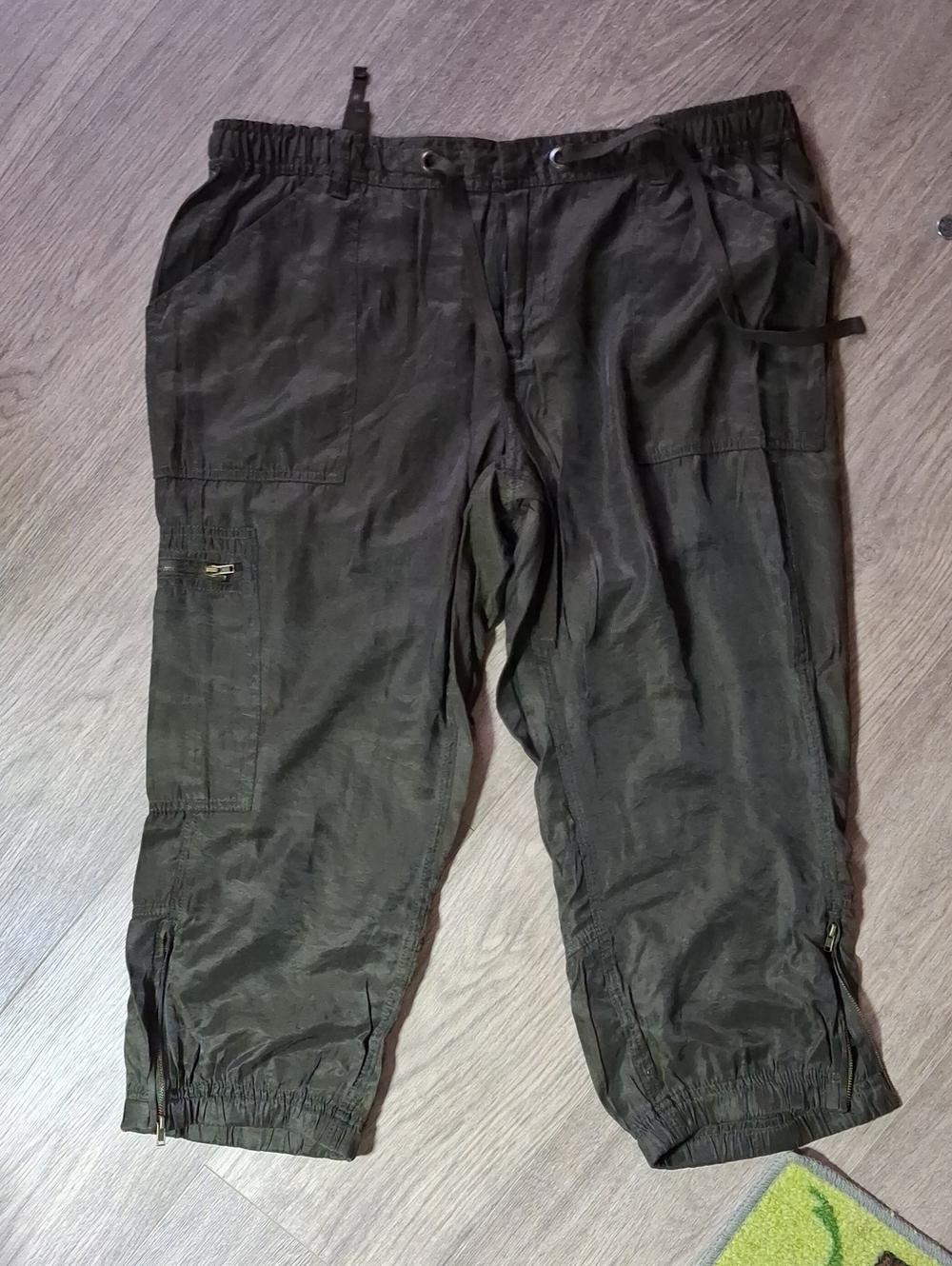 a.n.a Dark Olive Cargo Jogger Pants